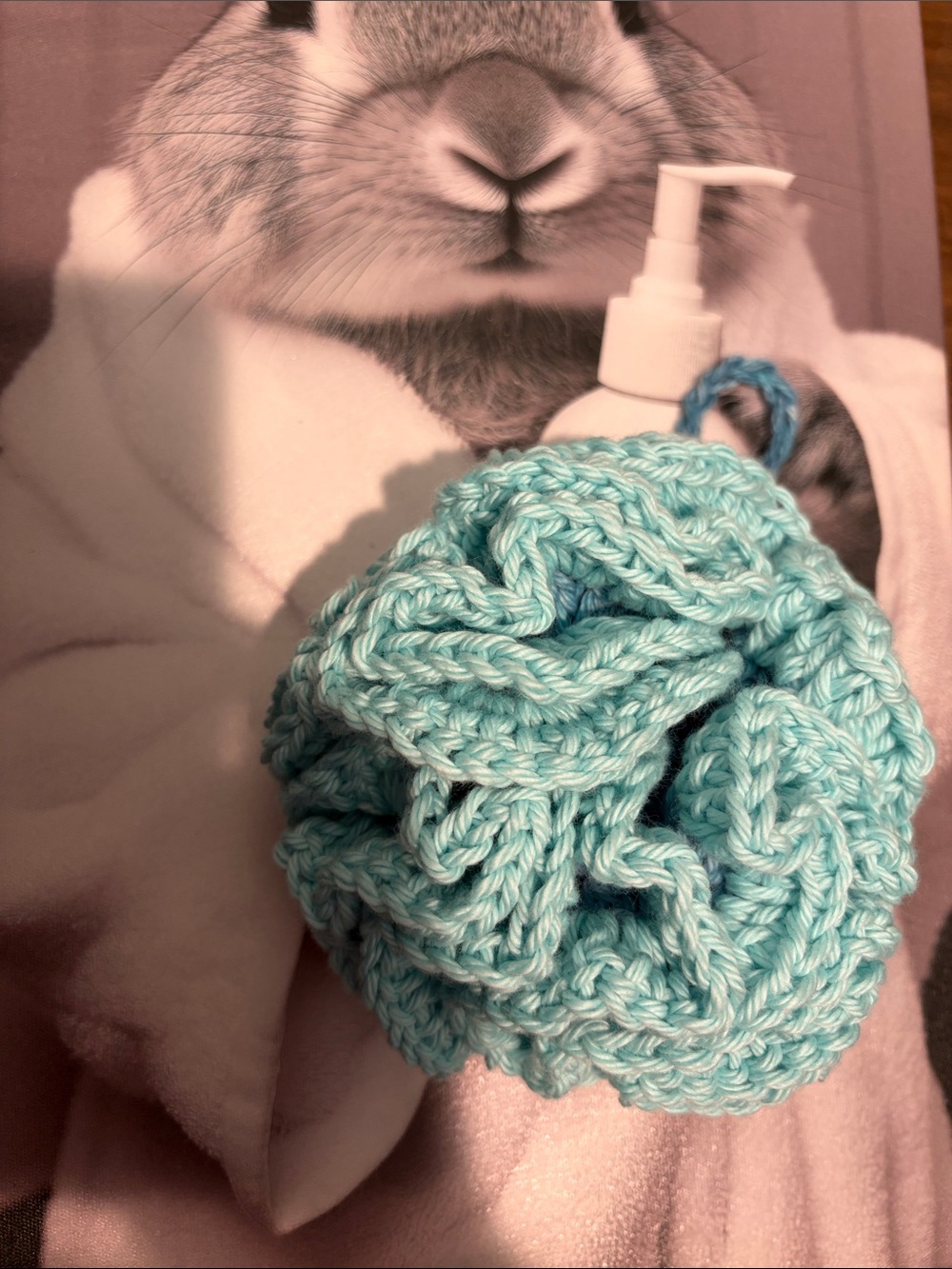 Bath Pouf Handmade Crochet 100% Cotton - Picture 9 of 9